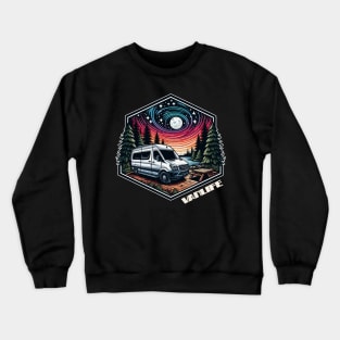 Sprinter camper night sky Crewneck Sweatshirt